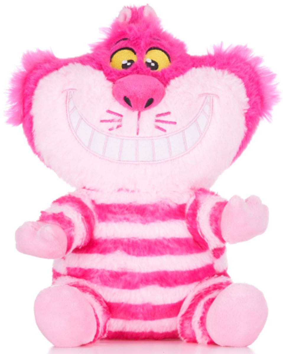 Kolderkat - Disney Alice in Wonderland Pluche Knuffel 30 cm - Chesire Cat Plush Toy - Speelgoed Knuffels voor Kinderen Jongens Meisjes