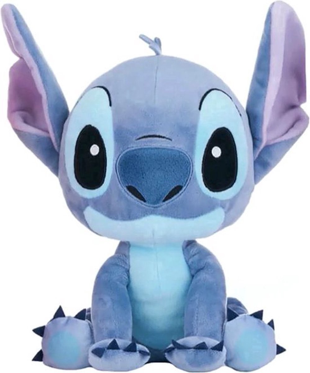 Stitch - Disney Lilo & Stitch Pluche Knuffel XXL 110 cm - Mega Grote XL Plush - Lilo & Stitch Teddybeer Extra Groot - Angel - Leroy - Scrump - Stitch Speelgoed Cadeau Knuffelbeer