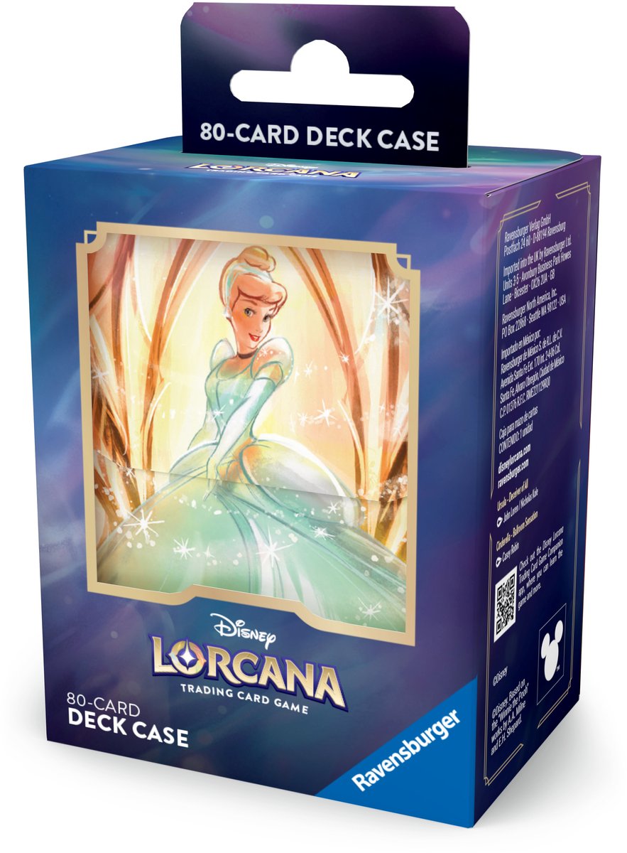 Ravensburger - Disney Lorcana: Deck Box Cinderella - Kaartopbergdoos
