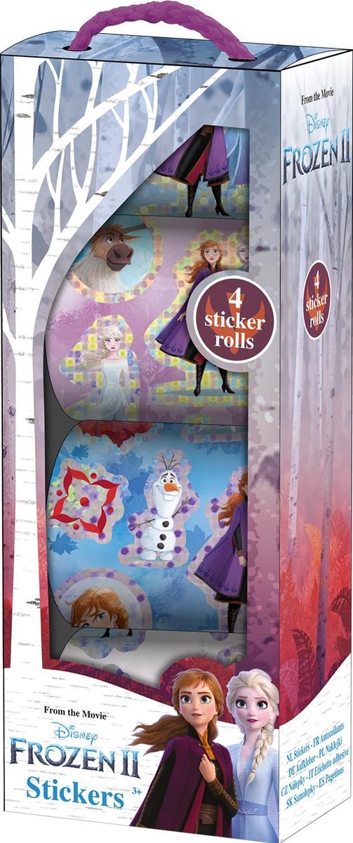 Disney Frozen Stickers - Stickerbox - Stickerrollen - 4 rollen