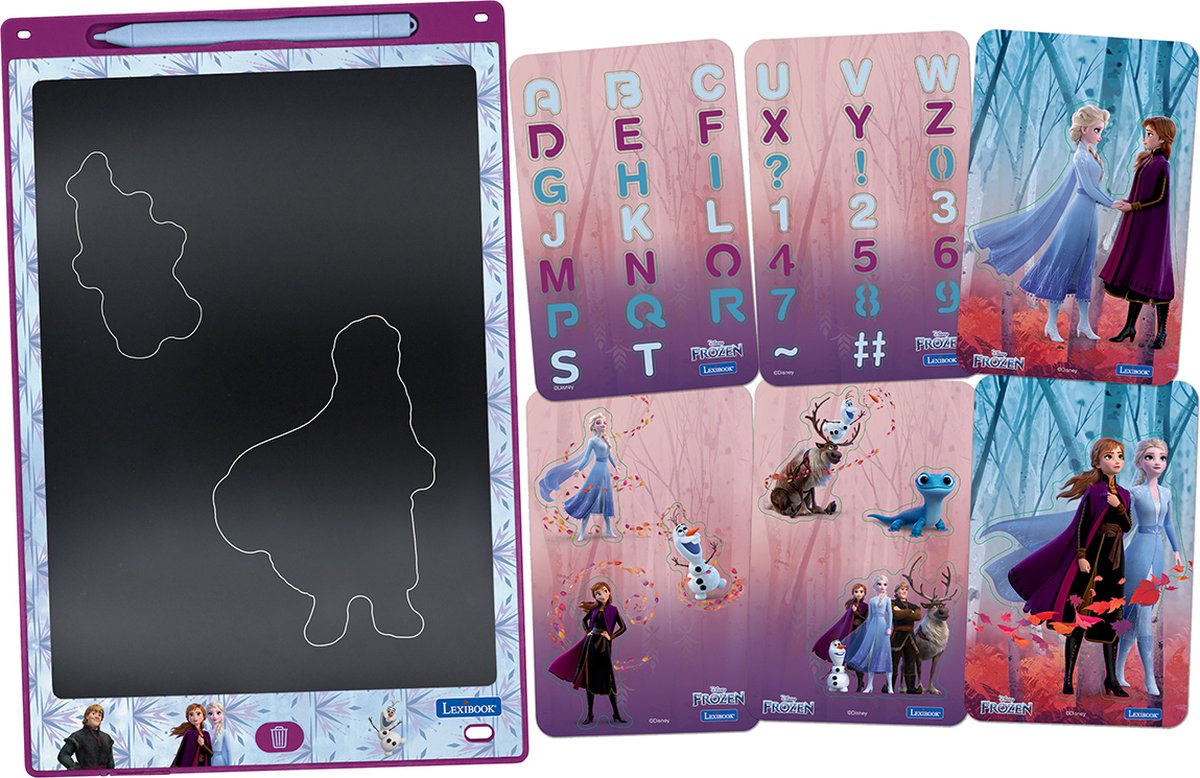 Frozen E-Ink Tablet met sjablonen