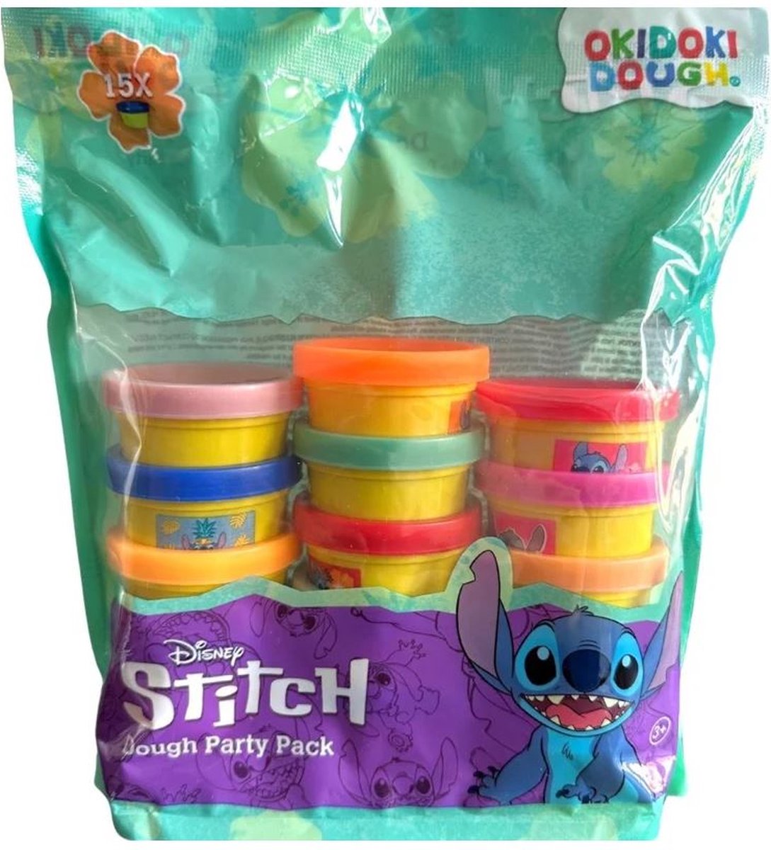 Lilo & Stitch klei Party Pack (15 potjes) - Sinterklaas cadeau - Kerstcadeau - Schoencadeau