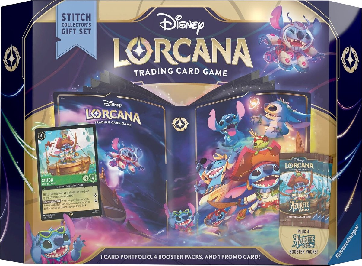 Disney Lorcana Azurite Sea Stitch Cadeauset