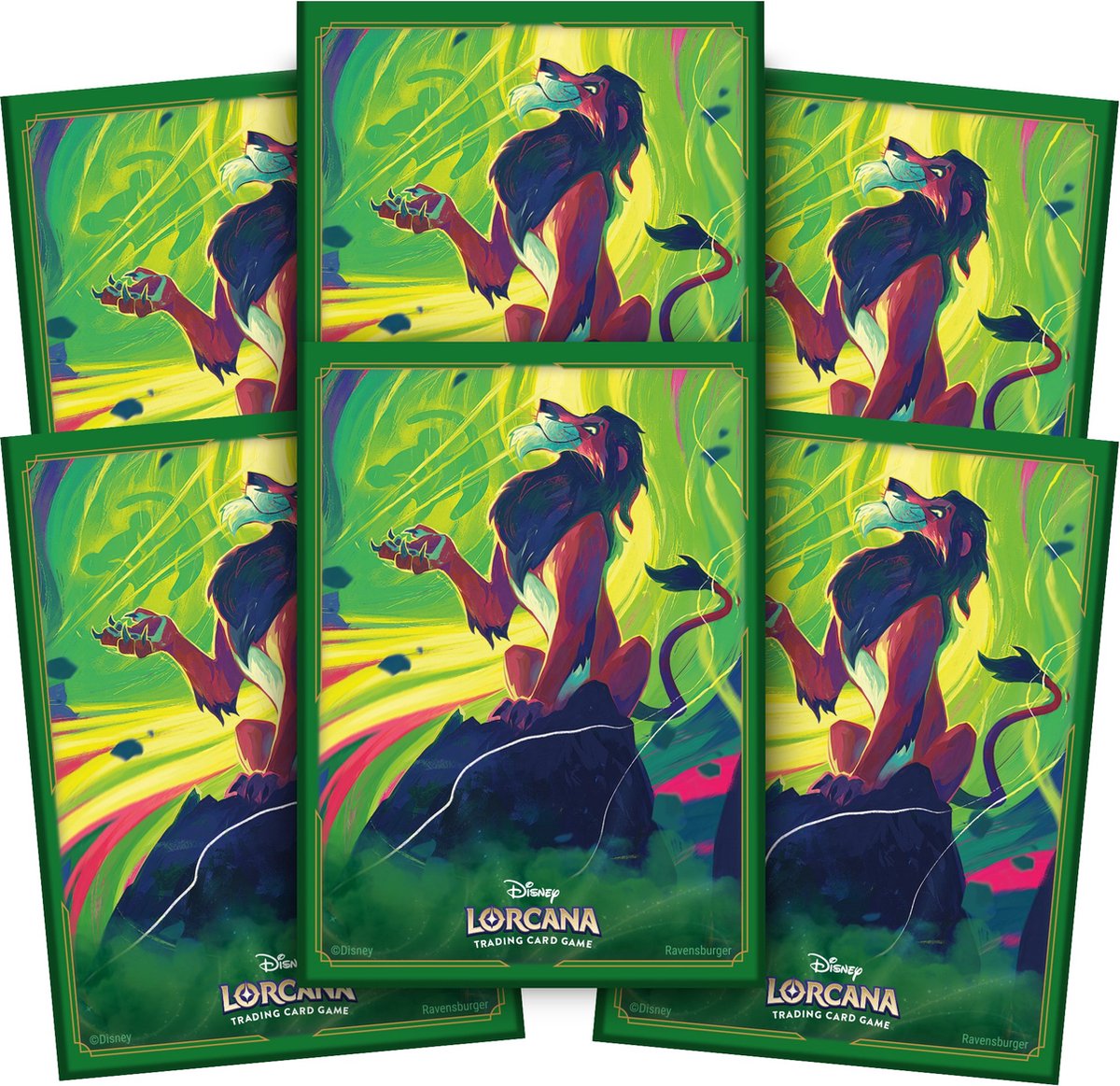 Disney Lorcana: Card Sleeves Scar (65x)