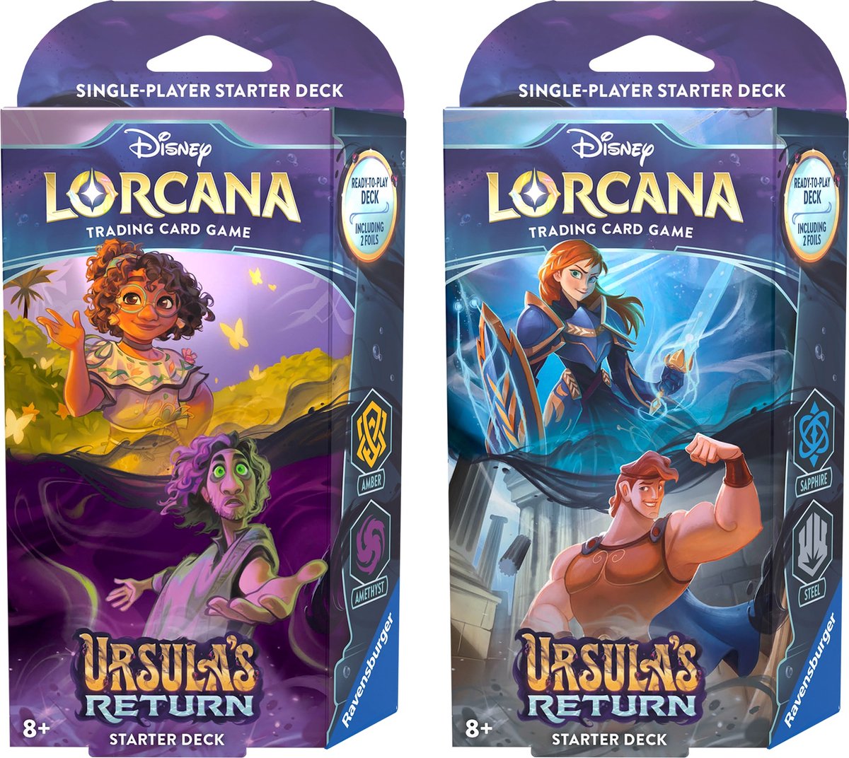 Disney Lorcana TCG - Ursulas Return - Starter Deck Display (8 Decks)