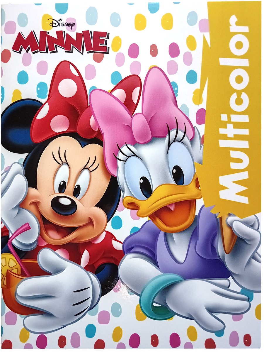 Disney Minnie en Katrien - Kleurboek over Minnie Mouse - 32 Paginas - 17 Kleurplaten en 17 Voorbeelden - Kleurboek Voor Kinderen - Knutselen - Creatief - Uitermate Geschikt voor Kleurpotloden en Wasco