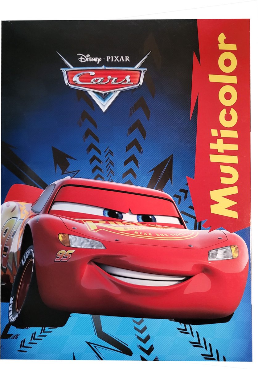 Disney Pixar Cars - Kleurboek - 17 kleurplaten - 17 voorbeelden in kleur - kleuren - knutselen - verjaardag kado - cadeau