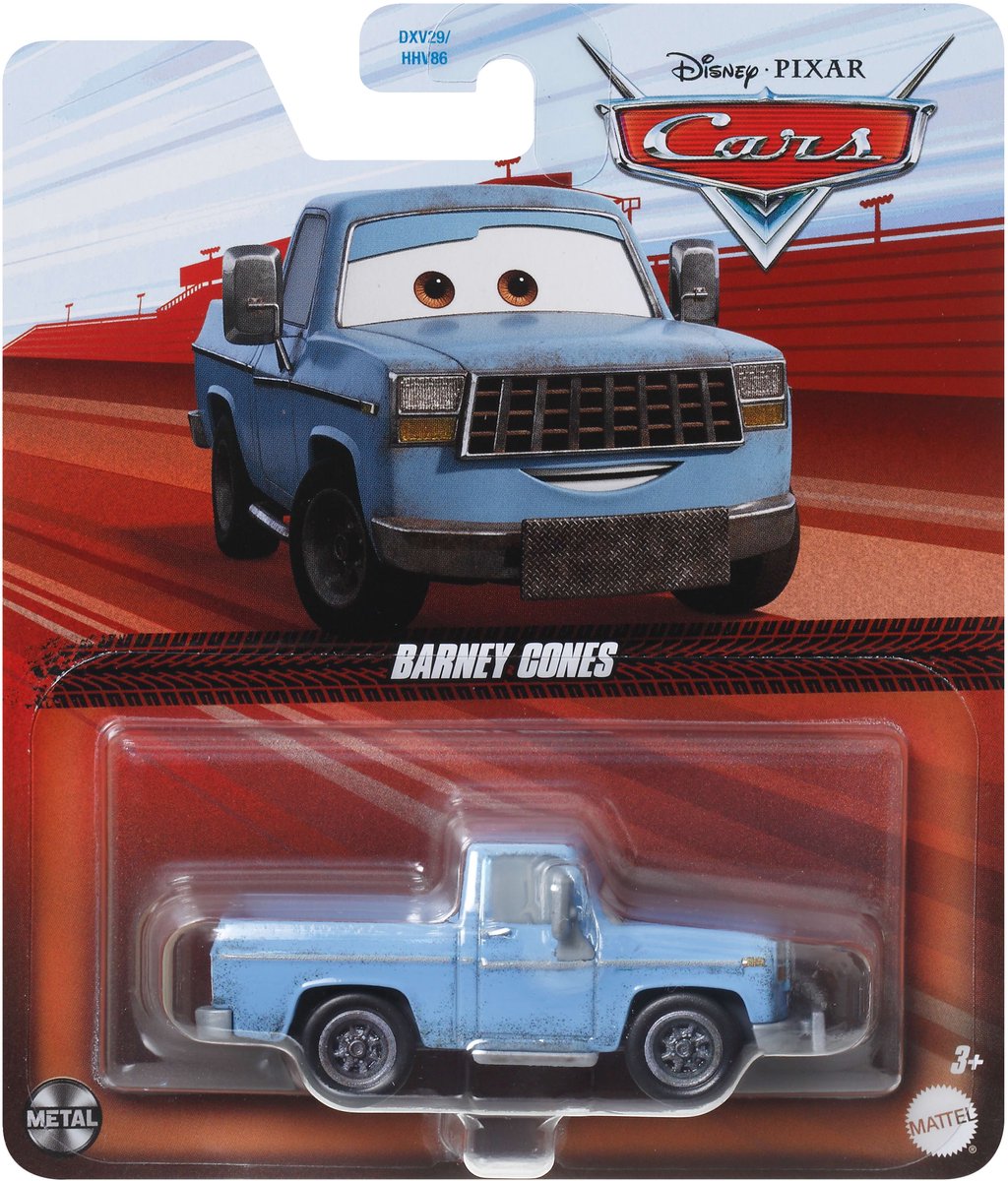 Disney Pixar Cars Disney and Pixar Cars Barney Cones, Auto, 3 jaar, Metaal, Lichtblauw