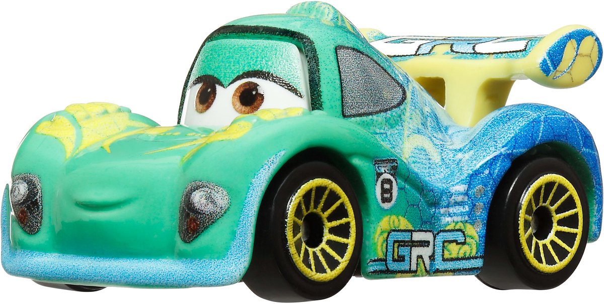 Disney Pixar Cars JBH30, Auto, 3 jaar, Metaal, Kunststof, Blauw, Groen, Geel