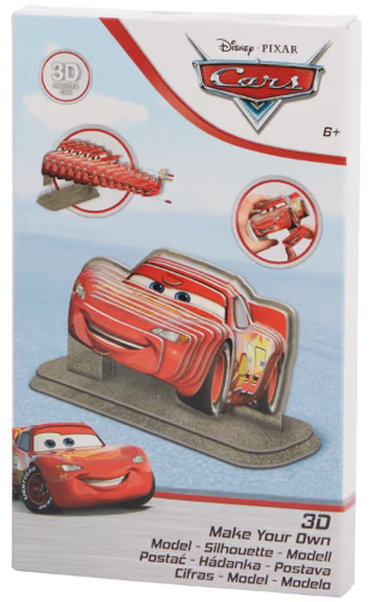 DIY Disney Cars figuur - Disney maak je eigen 3D-figuur - Cars 3D