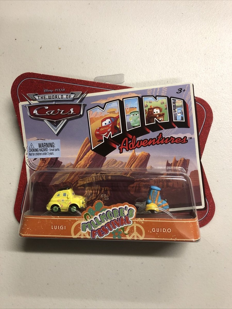 Pixar Cars Mini Adventures Sarges Boot Camp SARGE & FILLMORE Jeep & Bus