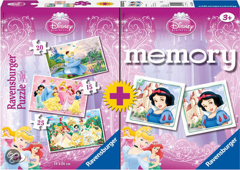 Disney Princess Puzzel + Memory
