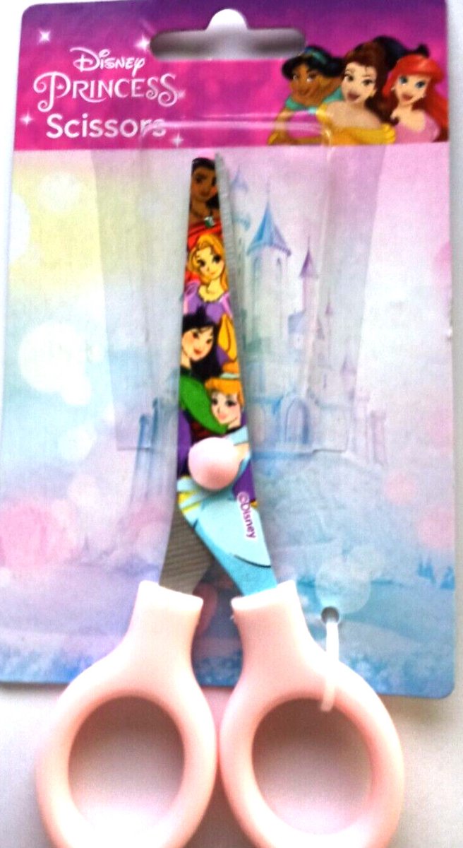 Knutselschaar Disney Princess - licht roze - papierschaar - kinderschaar - schaar