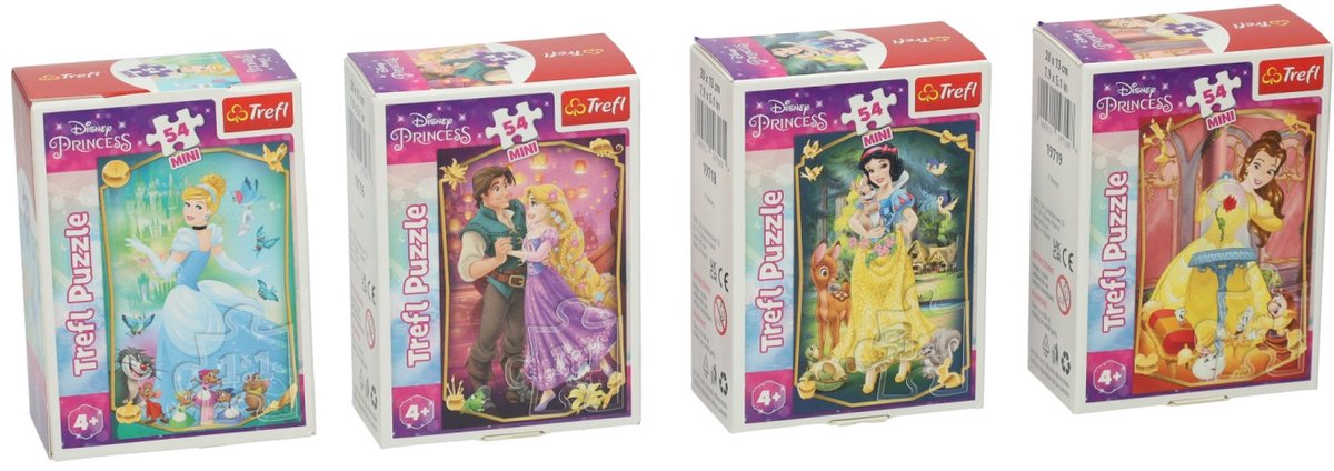Mini Puzzel Disney Prinses, 54st.