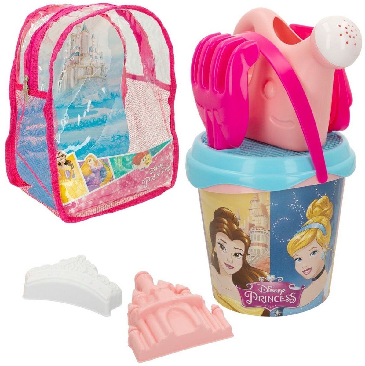 Strandspeelgoedset Disney Princess Polypropyleen 18 x 16 x 18 cm Ø 18 cm (12 Stuks)