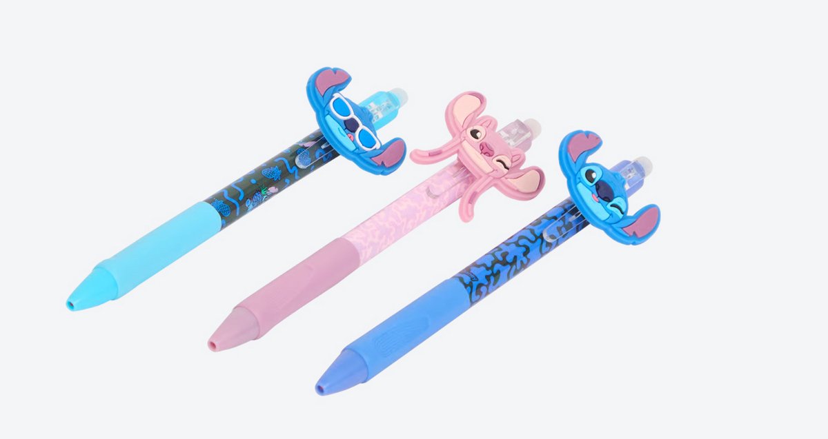DISNEY Stitch Uitwisbare Gelpennen 3 stuks Deze gelpen is uitwisbaar