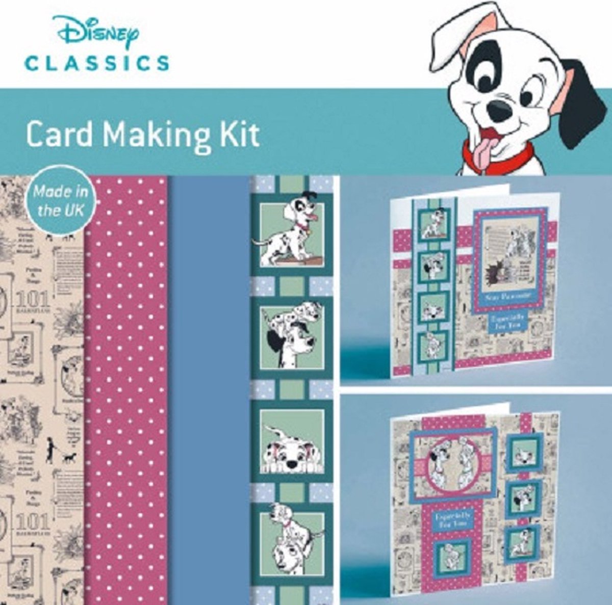 101 Dalmatians 6x6 Inch Card Making Kit (DYP0029)