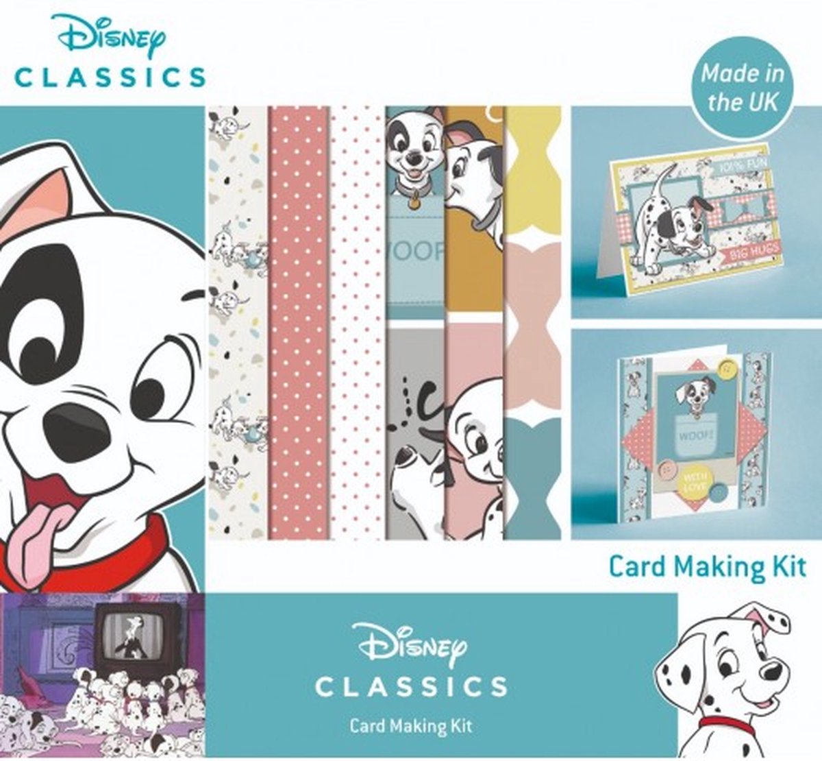 101 Dalmatians A4 Box Card Making Kit (DYP0011)