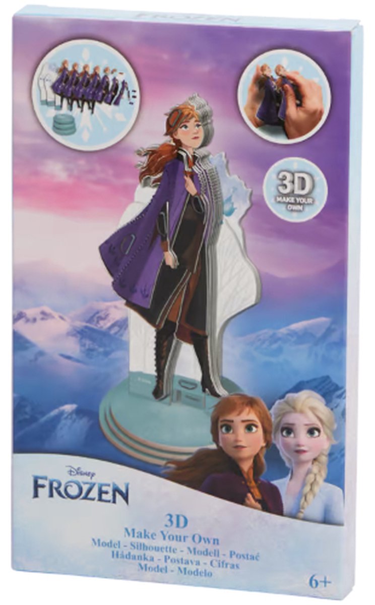 3D DIY   Frozen -   maak je eigen 3D-figuur -   Frozen
