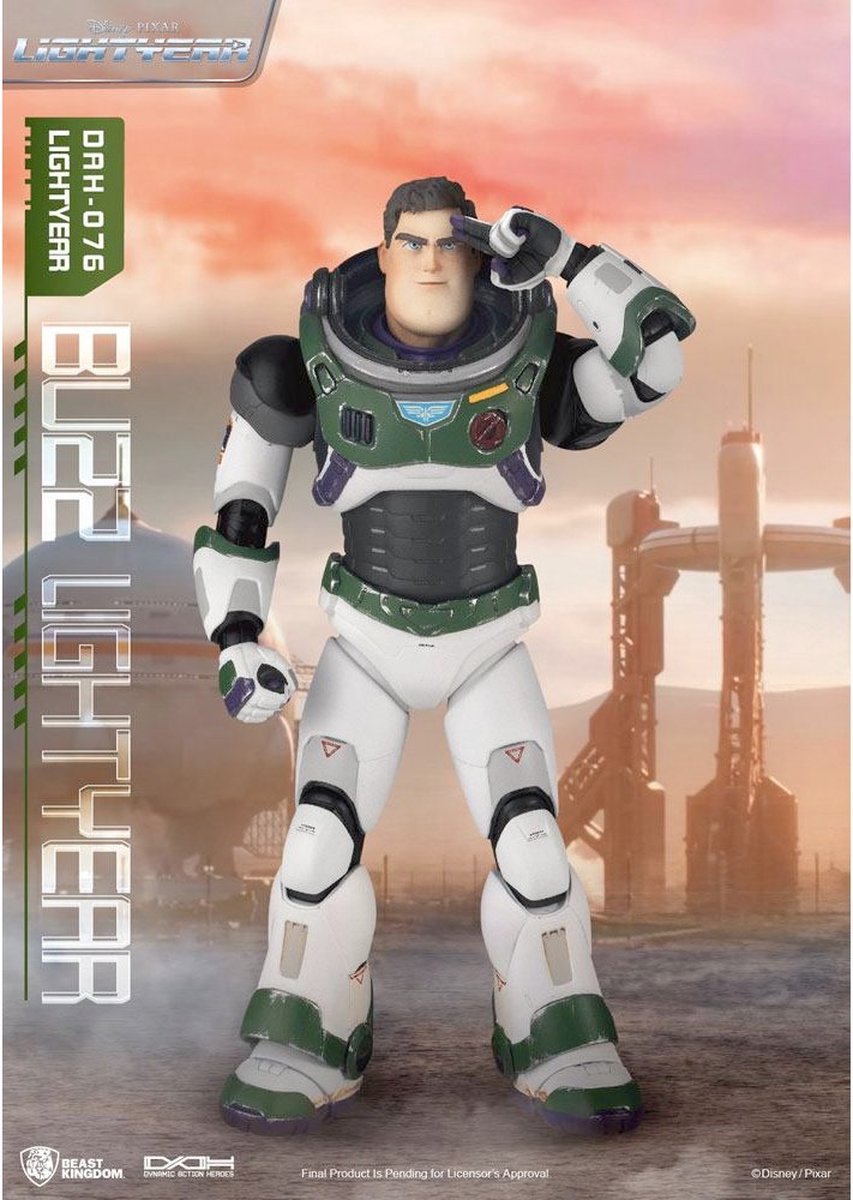 Beast Kingdom Toys Lightyear Actiefiguur 1/9 Buzz Lightyear Alpha Suit 21 cm Dynamic 8ction Heroes Multicolours