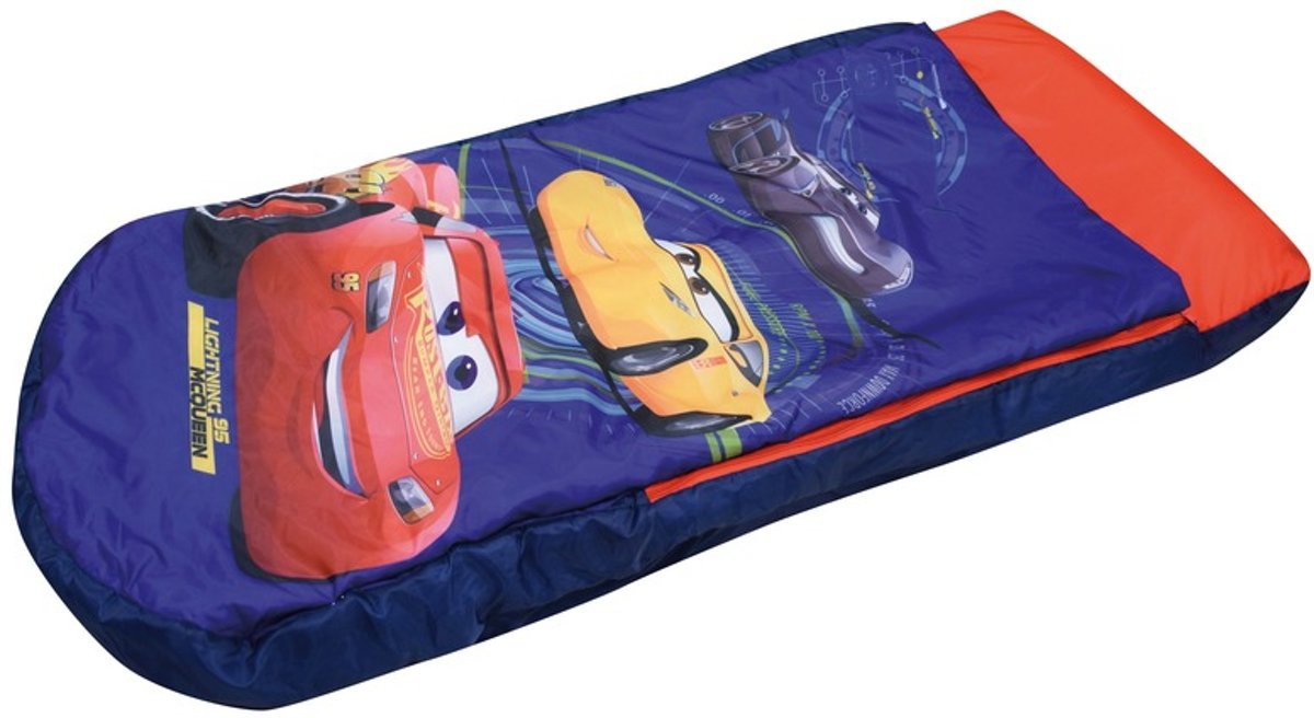 Cars opblaasbaar bed met dekbed 150 x 90 cm