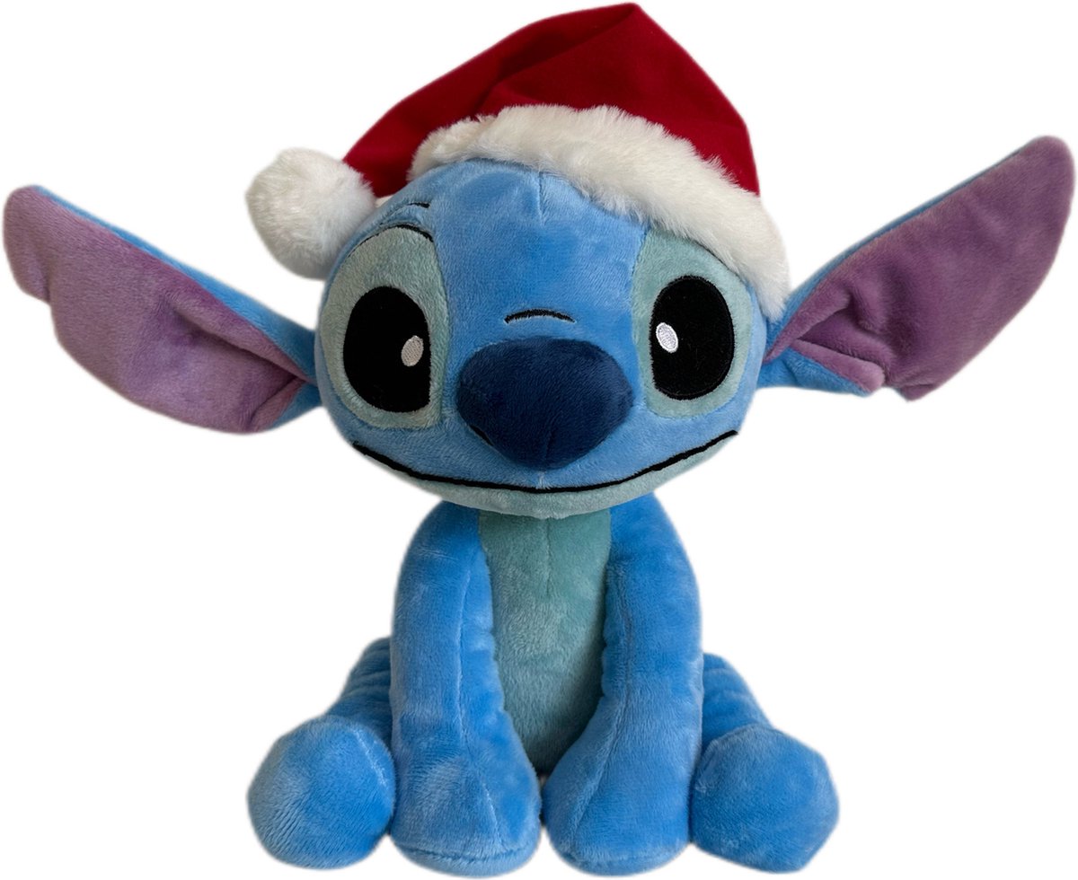   - Lilo & Stitch - Stitch Santa Hat - Pluche - Knuffel - 25cm - Vanaf 0m
