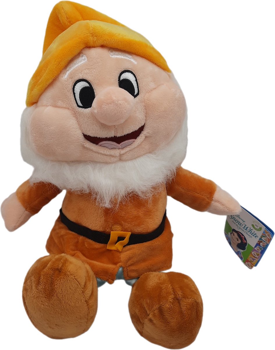   - Sneeuwwitje en De Zeven Dwergen - Giechel - Knuffel - 35 cm
