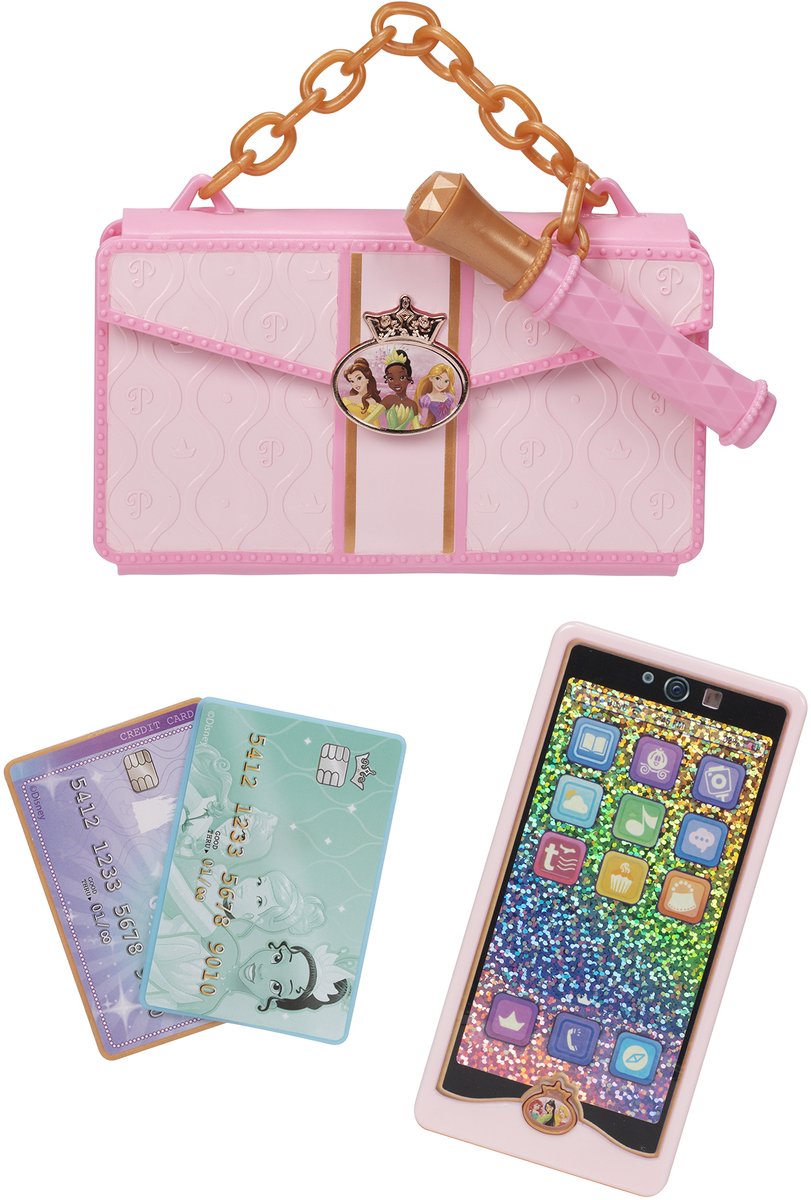   Accessories Zet Tas+mobiele Telefoon Roze