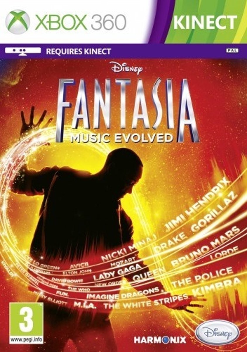 Disney Fantasia: Music Evolved, Xbox Xbox 360 video-game