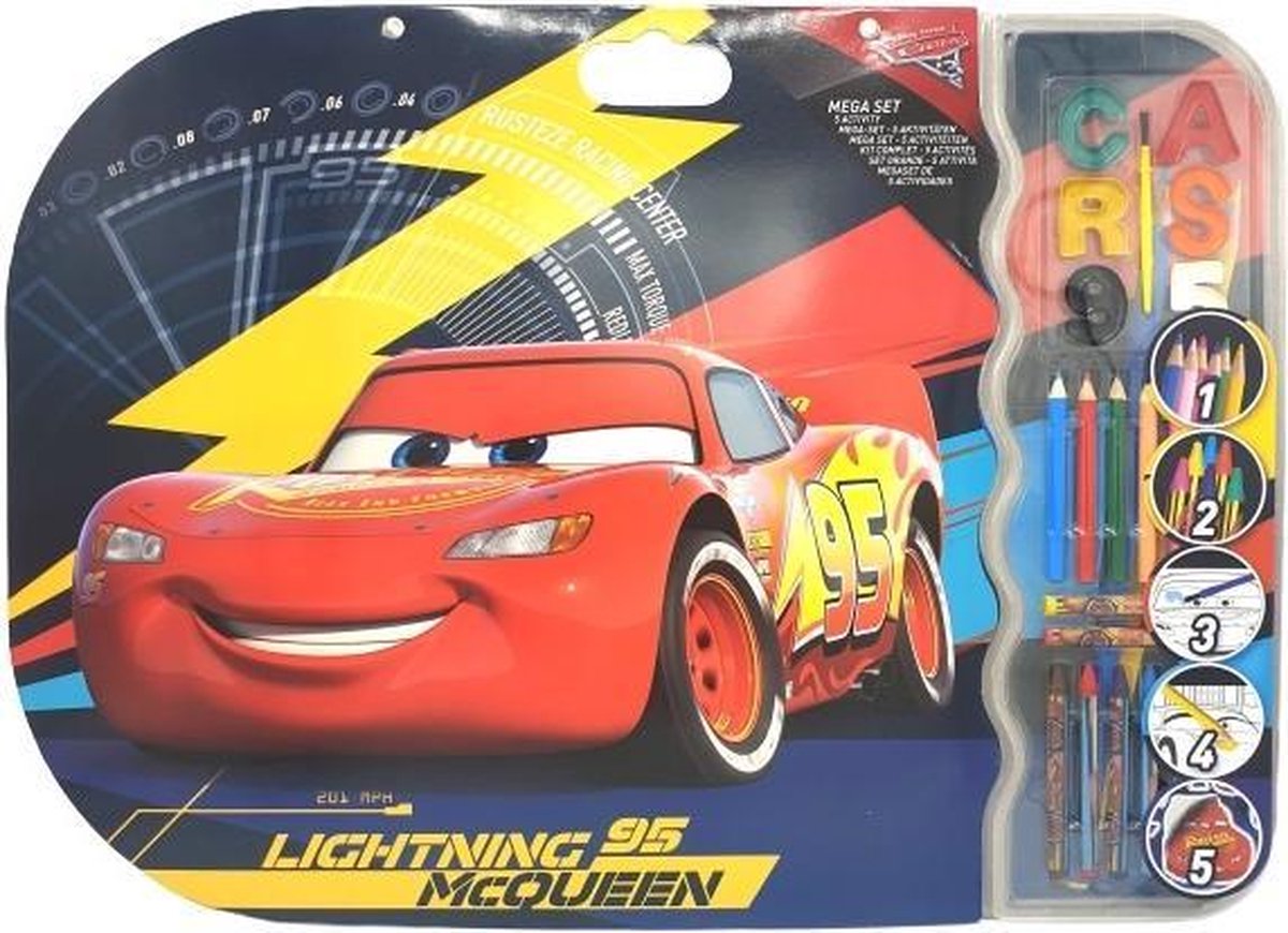 Disney Kleurset Cars Xxxl Jongens 53 X 58 Cm 27-delig