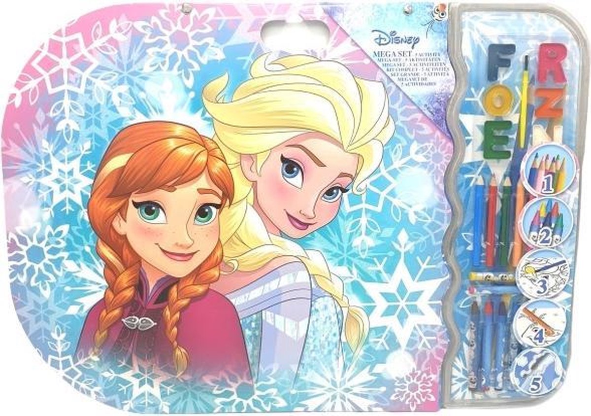 Disney Kleurset Frozen Xxxl Meisjes 53 X 58 Cm 27-delig