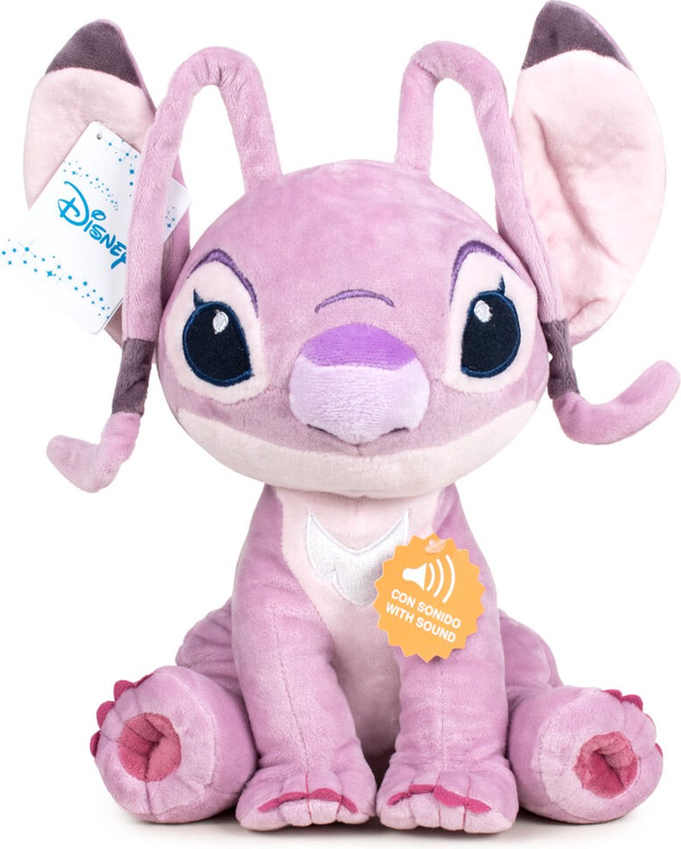   Lilo and Stitch - Angel Plush - Met Geluid - 20cm