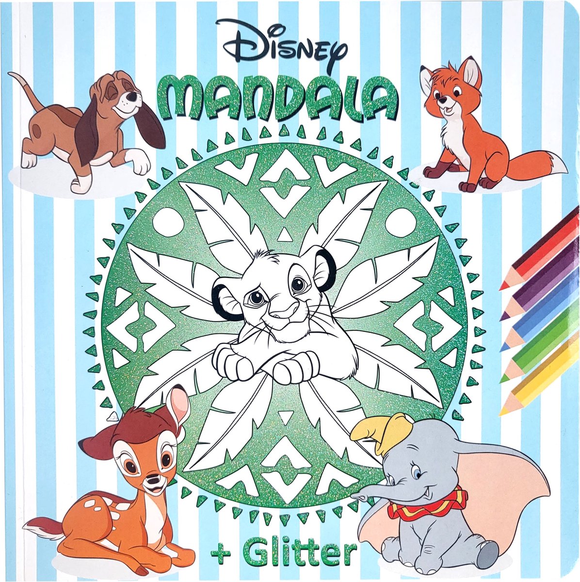  Mandala Kleurboek Glitter - Bambi - Frank en Frey - Dombo - Classics