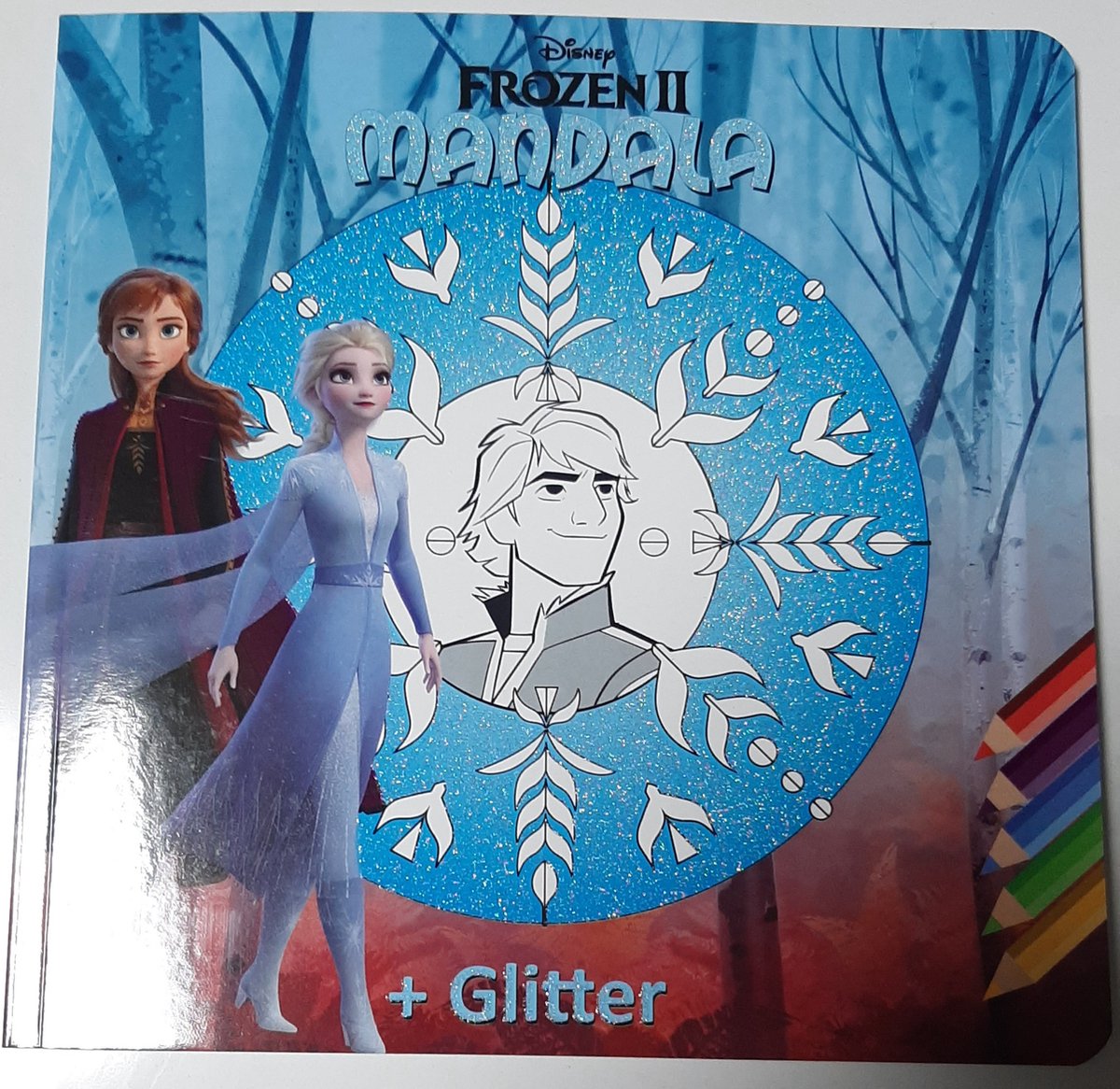   Mandala colorbook glitter - Frozen II - Elsa en Anna - Olaf - kleurboek