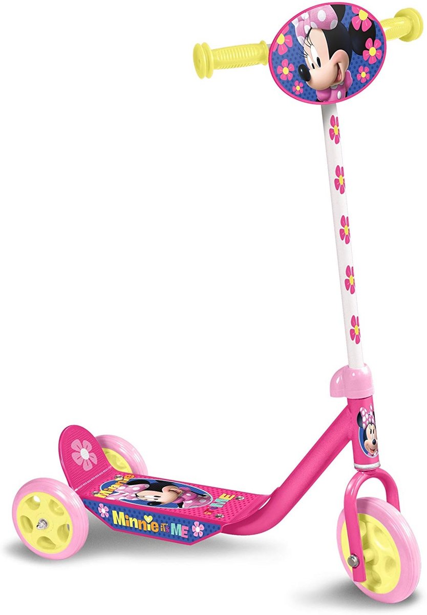 Disney Mickey Mouse 3-wiel Kinderstep - Step - Meisjes - Roze;Geel
