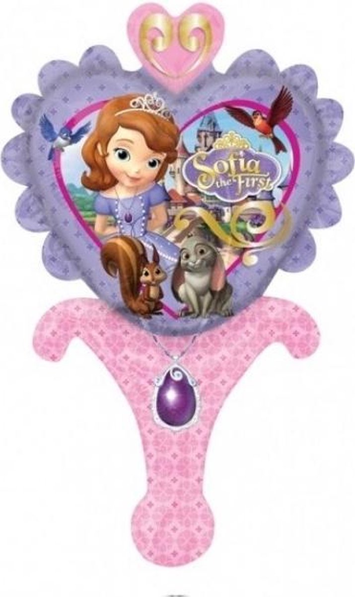   Sofia the First handspiegel folieballon 15 x 30 cm.