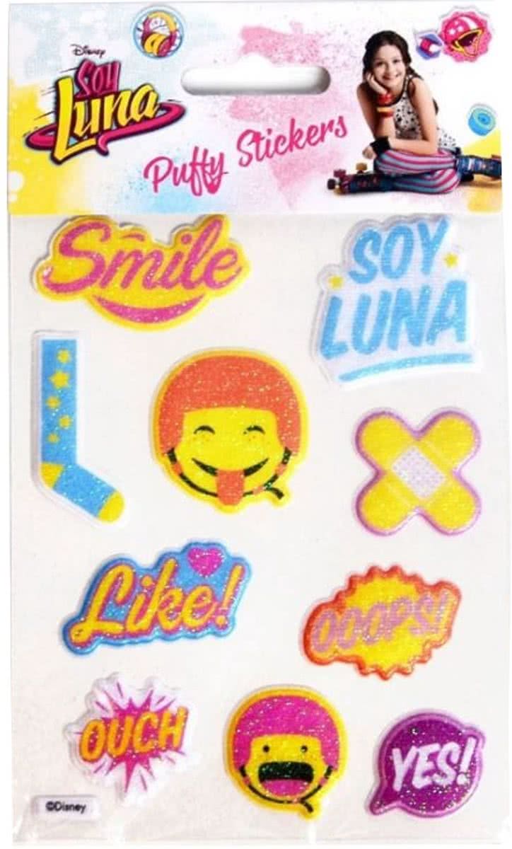Disney Soy Luna 3d Puffy Stickers