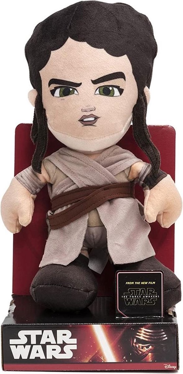 Disney Star Wars - Rey - Knuffel met displaydoos - 30 cm