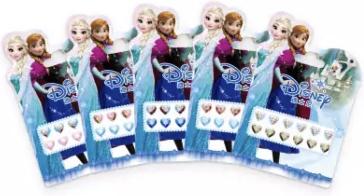 Frozen Oorbellen - Frozen Sieraden - Disney Oorbellen - Plak Oorbellen - Oorbellen Zonder Gaatjes - Oorbellen Voor Kinderen - Plakoorbellen - Frozen Cadeau - Sieraden Cadeau Kinderen - Plak Sieraden - Disney - Frozen Plak Oorbellen - Frozen Sieraden