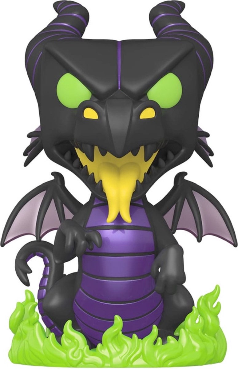 Funko Sleeping Beauty -   Villains Super Sized Jumbo POP! Maleficent As Dragon 25 cm Verzamelfiguur - Multicolours