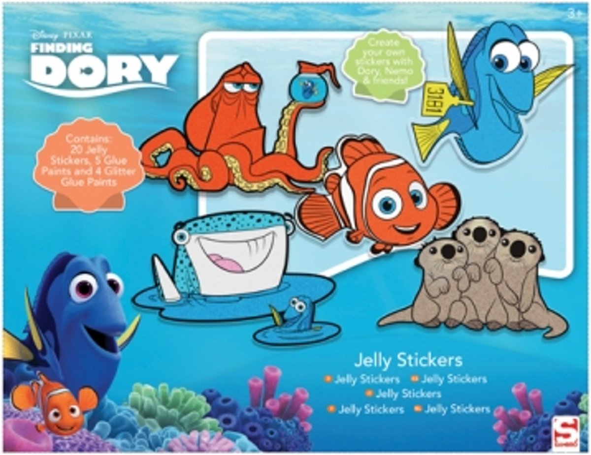 Jelly Sticker Finding Dory