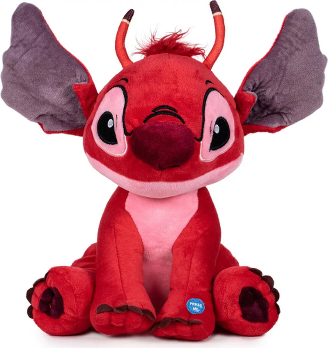 Leroy Knuffel   Junior 30 cm Pluche Lilo & Stitch Rood - Play By Play