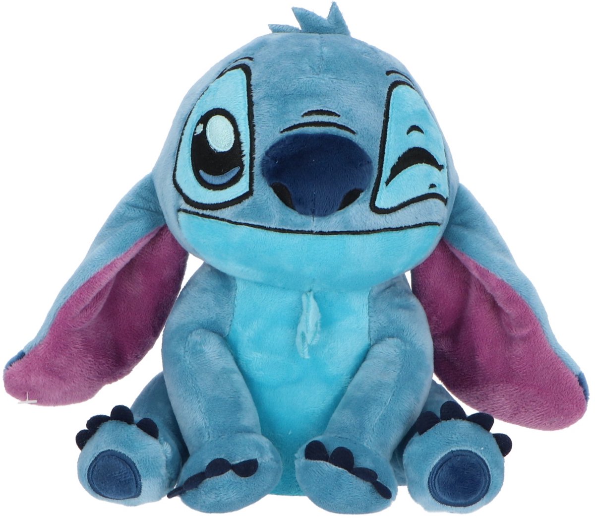 Lilo & Stitch Spaarpot Knuffel - Pluche - Knipoog - 20 cm - Kinderen - Blauw