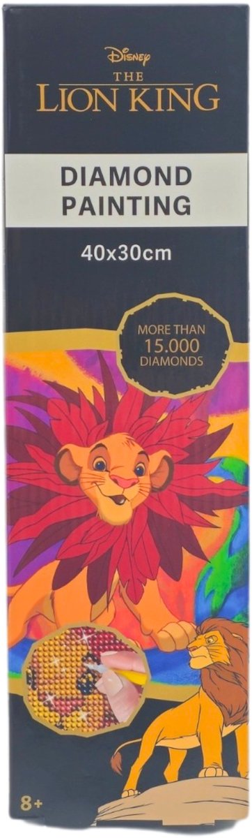 Lion King Diamant Schilderij 30 X 40 Cm