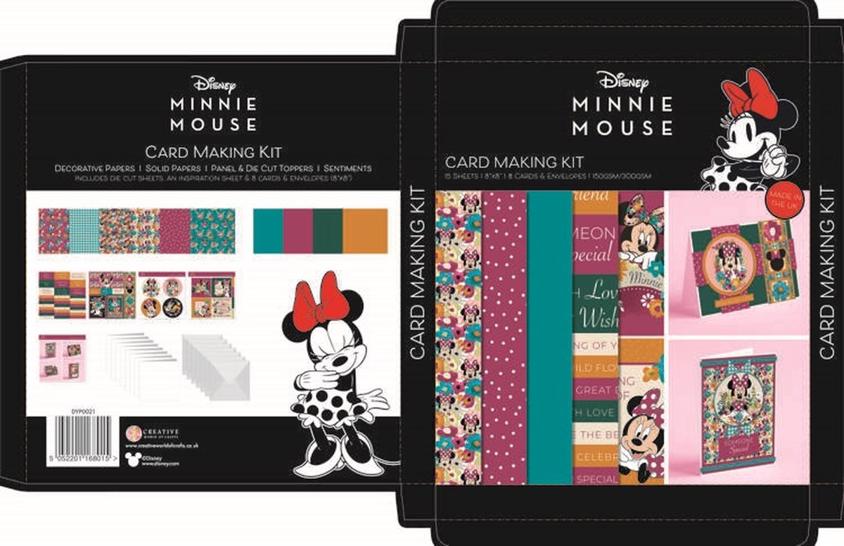 Minnie Mouse 8x8 Inch Box Card Making Kit (DYP0021)