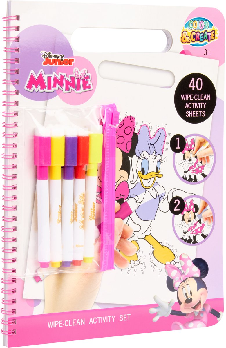 Minnie Mouse Wipe-Clean Activiteiten Set