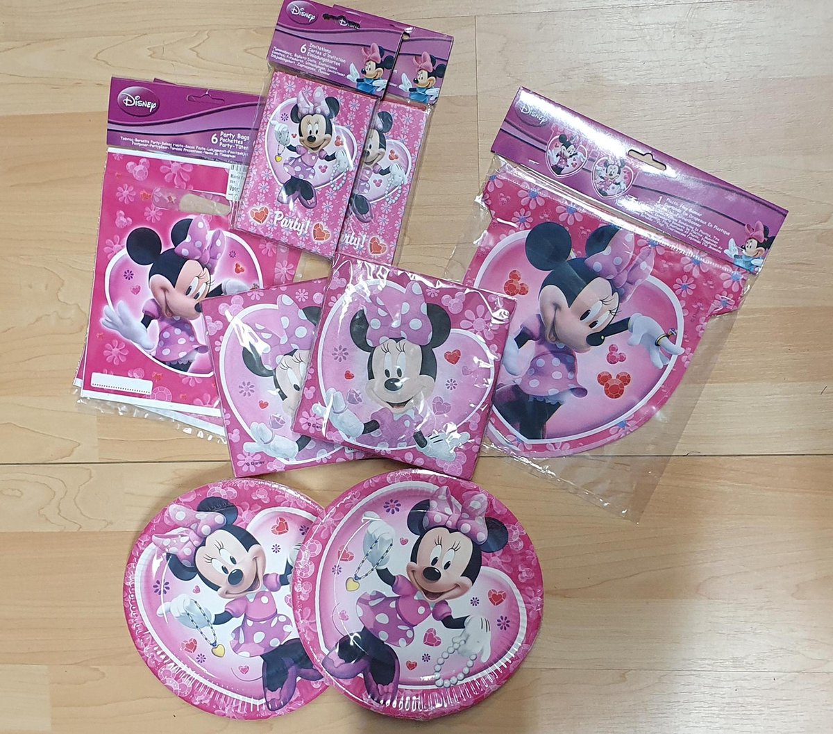 Minnie Mouse feest pakket compleet