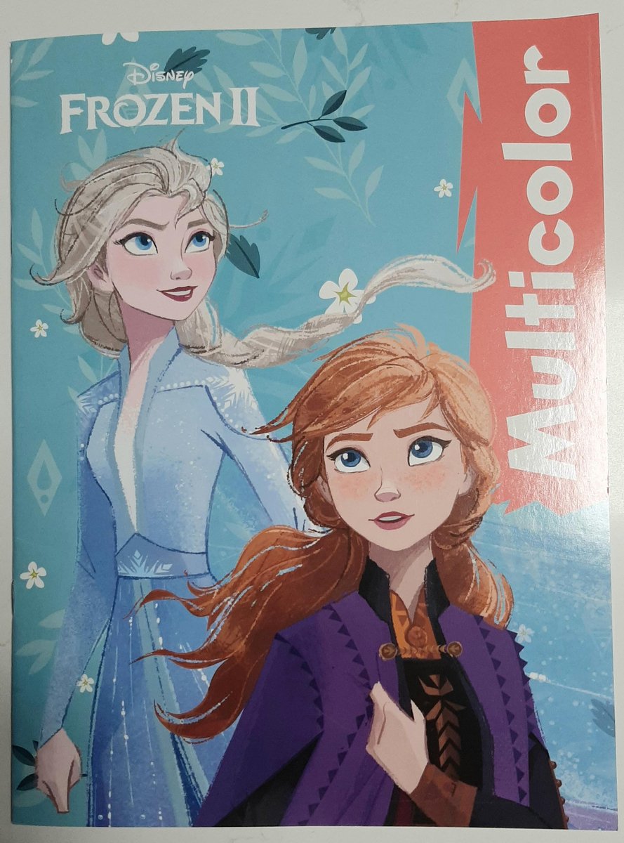Multicolor kleurboek   Frozen II - Boekspecials - Elsa Anna Olaf - 32 blz met kleurplaten