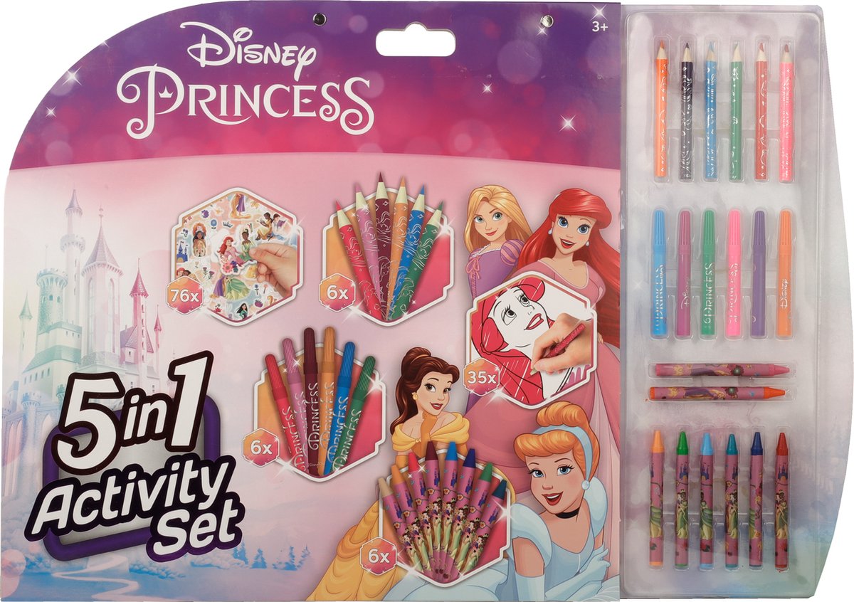 PRINCESS 5 IN 1 KLEUR SET