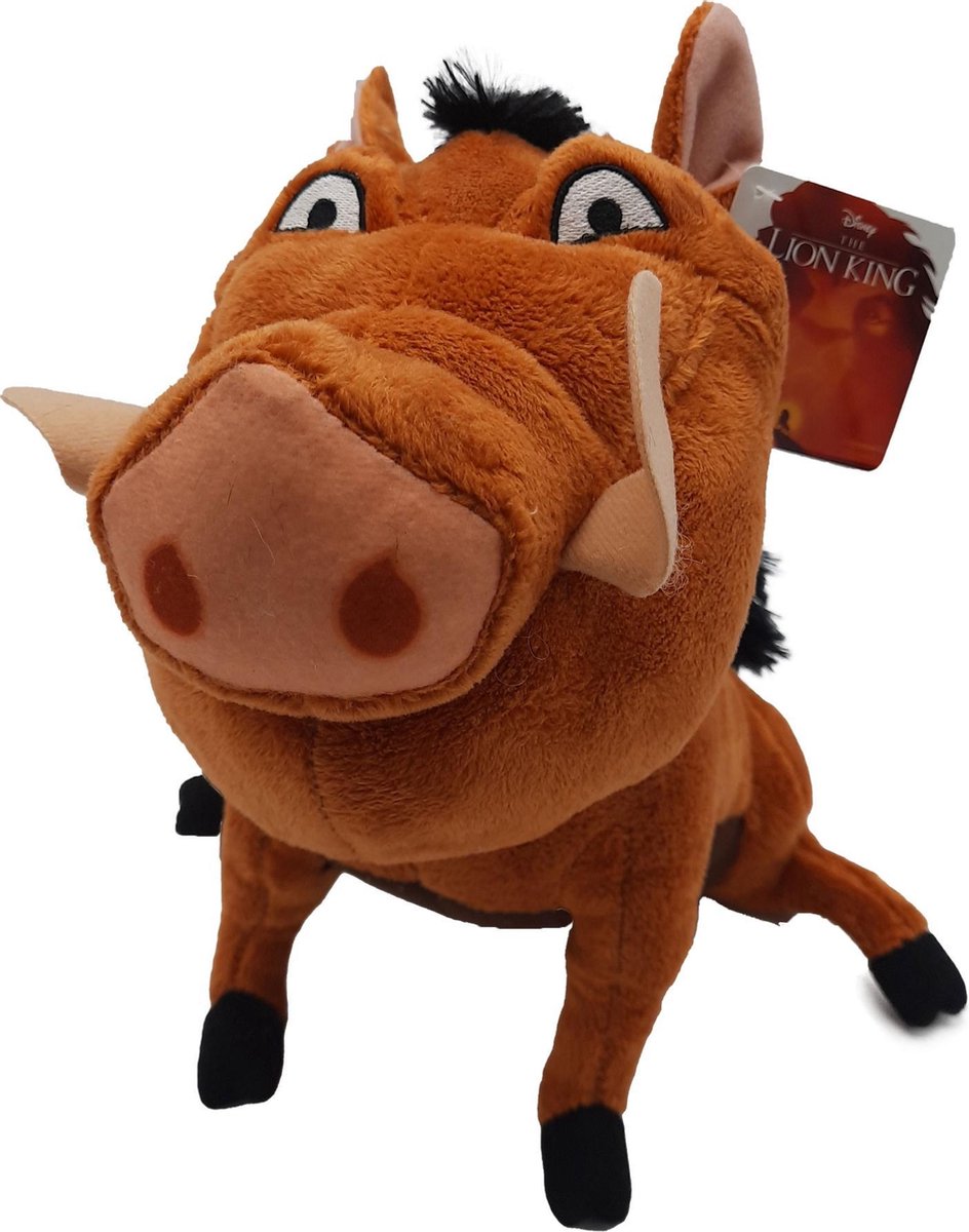 Pumba -   Lion King - Knuffel - 30 cm